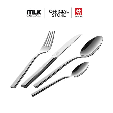 ชุดช้อนส้อมสแตนเลสสตีล ZWILLING รุ่น KING 24 ชิ้น ทนทาน สีเงิน N07041224_1